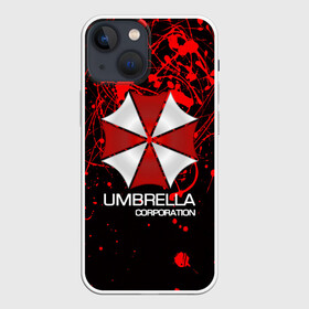 Чехол для iPhone 13 mini с принтом UMBRELLA CORP в городе Новоалтайск,  |  | biohazard | biohazard 7 | crocodile | fang | game | hand | monster | new umbrella | resident evil | resident evil 7 | umbrella | umbrella corp | umbrella corporation | zombie | обитель