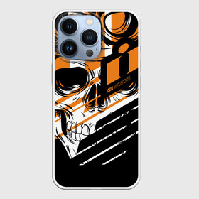Чехол для iPhone 13 Pro с принтом Череп Icon оранжевый в городе Новоалтайск,  |  | bike | bikes | icon | moto | skull | skull icon | skulls | skulls icon | байки | мото | мото icon | мото айкон | мотоциклист | мотоциклы | череп | череп icon | череп айкон | черепа | черепа icon | черепа айкон