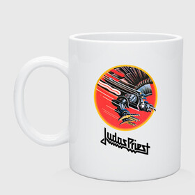 Кружка керамическая с принтом JUDAS PRIEST. в городе Новоалтайск, керамика | объем — 330 мл, диаметр — 80 мм. Принт наносится на бока кружки, можно сделать два разных изображения | firepower | judas priest | бог металла | джудас прист | иуда прист | музыка | роб хэлфорд | рок | рок н ролл | хэви метал