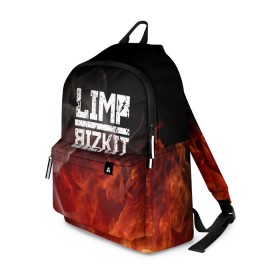 Рюкзак 3D с принтом LIMP BIZKIT в городе Новоалтайск, 100% полиэстер | лямки с регулируемой длиной, сверху петелька, чтобы рюкзак можно было повесить на вешалку. Основное отделение закрывается на молнию, как и внешний карман. Внутри два дополнительных кармана, один из которых закрывается на молнию. По бокам два дополнительных кармашка | Тематика изображения на принте: dj lethal | limp bizkit | rock | джон отто | лимп бизкит | майк смит | музыка | роб уотерс | рок | сэм риверс | терри бальзамо | уэс борланд | фред дёрст