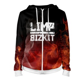 Женская толстовка 3D на молнии с принтом LIMP BIZKIT в городе Новоалтайск, 100% полиэстер | длина до линии бедра, манжеты и пояс оформлены мягкой тканевой резинкой, двухслойный капюшон со шнурком для регулировки, спереди молния, по бокам два кармана | dj lethal | limp bizkit | rock | джон отто | лимп бизкит | майк смит | музыка | роб уотерс | рок | сэм риверс | терри бальзамо | уэс борланд | фред дёрст