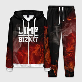Мужской костюм 3D с принтом LIMP BIZKIT в городе Новоалтайск, 100% полиэстер | Манжеты и пояс оформлены тканевой резинкой, двухслойный капюшон со шнурком для регулировки, карманы спереди | dj lethal | limp bizkit | rock | джон отто | лимп бизкит | майк смит | музыка | роб уотерс | рок | сэм риверс | терри бальзамо | уэс борланд | фред дёрст