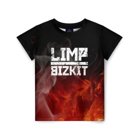 Детская футболка 3D с принтом LIMP BIZKIT в городе Новоалтайск, 100% гипоаллергенный полиэфир | прямой крой, круглый вырез горловины, длина до линии бедер, чуть спущенное плечо, ткань немного тянется | dj lethal | limp bizkit | rock | джон отто | лимп бизкит | майк смит | музыка | роб уотерс | рок | сэм риверс | терри бальзамо | уэс борланд | фред дёрст