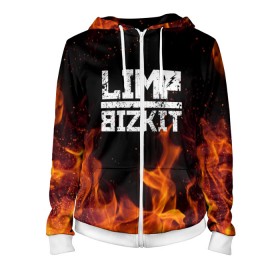 Женская толстовка 3D на молнии с принтом LIMP BIZKIT в городе Новоалтайск, 100% полиэстер | длина до линии бедра, манжеты и пояс оформлены мягкой тканевой резинкой, двухслойный капюшон со шнурком для регулировки, спереди молния, по бокам два кармана | dj lethal | limp bizkit | rock | джон отто | лимп бизкит | майк смит | музыка | роб уотерс | рок | сэм риверс | терри бальзамо | уэс борланд | фред дёрст