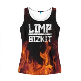 Женская майка 3D с принтом LIMP BIZKIT в городе Новоалтайск, 100% полиэстер | круглая горловина, прямой силуэт, длина до линии бедра | dj lethal | limp bizkit | rock | джон отто | лимп бизкит | майк смит | музыка | роб уотерс | рок | сэм риверс | терри бальзамо | уэс борланд | фред дёрст