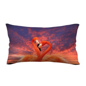 Подушка 3D антистресс с принтом Flamingo Love в городе Новоалтайск, наволочка — 100% полиэстер, наполнитель — вспененный полистирол | состоит из подушки и наволочки на молнии | Тематика изображения на принте: 14 февраля | 8 марта | валентинов день | верность | влюбленность | влюбленные | вместе | вместе навсегда | девушке | женат | женский день | женский праздник | закат | замужем | кружка | любимая