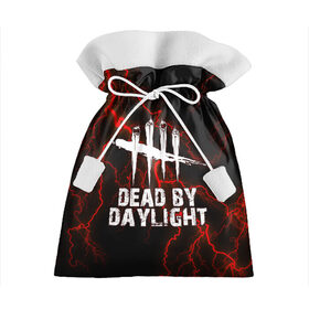 Подарочный 3D мешок с принтом Dead by Daylight в городе Новоалтайск, 100% полиэстер | Размер: 29*39 см | Тематика изображения на принте: dead by daylight | деад бай деад лайт | жуть | игра | компьютерная игра | кровь | ужасы