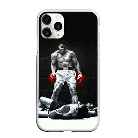 Чехол для iPhone 11 Pro матовый с принтом Muhammad Ali в городе Новоалтайск, Силикон |  | Тематика изображения на принте: ali | muhammad ali | the greatest | али | бокс | мухамед али | мухаммед али
