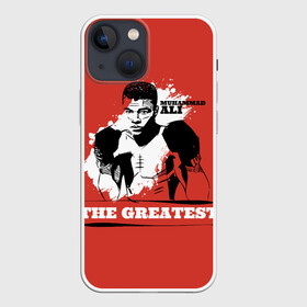Чехол для iPhone 13 mini с принтом The Greatest в городе Новоалтайск,  |  | ali | muhammad ali | the greatest | али | бокс | мухамед али | мухаммед али
