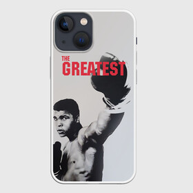 Чехол для iPhone 13 mini с принтом The Greatest в городе Новоалтайск,  |  | ali | muhammad ali | the greatest | али | бокс | мухамед али | мухаммед али