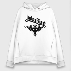 Женское худи Oversize хлопок с принтом Judas priest в городе Новоалтайск, френч-терри — 70% хлопок, 30% полиэстер. Мягкий теплый начес внутри —100% хлопок | боковые карманы, эластичные манжеты и нижняя кромка, капюшон на магнитной кнопке | heavy metal | judas | judas priest | metal | priest | гленн типтон | грув метал | йен хилл | ричи фолкнер | роб хэлфорд | скотт трэвис | хард рок | хеви метал