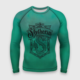 Мужской рашгард 3D с принтом Coat of Slytherin в городе Новоалтайск,  |  | vdgerir | гарри поттер | гриффиндор | дамблдор | добби | слизерин | хогвартс
