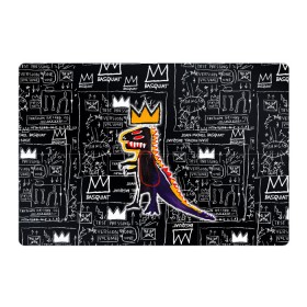 Магнитный плакат 3Х2 с принтом Basquiat Dinosaur в городе Новоалтайск, Полимерный материал с магнитным слоем | 6 деталей размером 9*9 см | art | louis vuitton | lv
