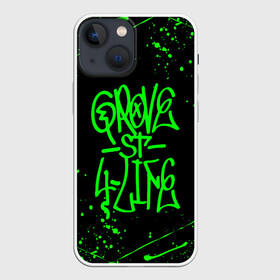 Чехол для iPhone 13 mini с принтом GROVE STREET GTA в городе Новоалтайск,  |  | Тематика изображения на принте: grand theft auto | grove street | grove street 4 life | gta | gta 4 | gta 5 | gta sa | gta v | samp | san andreas | грув стрит | игры | самп | сан андреас