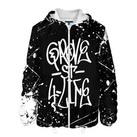 Мужская куртка 3D с принтом GROVE STREET GTA в городе Новоалтайск, ткань верха — 100% полиэстер, подклад — флис | прямой крой, подол и капюшон оформлены резинкой с фиксаторами, два кармана без застежек по бокам, один большой потайной карман на груди. Карман на груди застегивается на липучку | grand theft auto | grove street | grove street 4 life | gta | gta 4 | gta 5 | gta sa | gta v | samp | san andreas | грув стрит | игры | самп | сан андреас