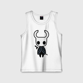 Детская майка хлопок с принтом Hollow Knight в городе Новоалтайск,  |  | grimm | hallounest | heart of nightmare | hollow knight | hornet | knight | quirrell | silksong | гримм | квиррел | рыцарь | халлоунест | холлоу найт | хорнет