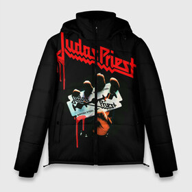 Мужская зимняя куртка 3D с принтом Judas Priest в городе Новоалтайск, верх — 100% полиэстер; подкладка — 100% полиэстер; утеплитель — 100% полиэстер | длина ниже бедра, свободный силуэт Оверсайз. Есть воротник-стойка, отстегивающийся капюшон и ветрозащитная планка. 

Боковые карманы с листочкой на кнопках и внутренний карман на молнии. | judas | priest | грув метал | группа | рок | хард рок | хеви метал
