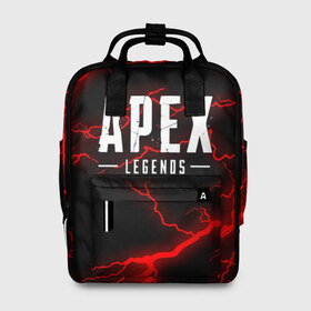 Женский рюкзак 3D с принтом APEX LEGENDS в городе Новоалтайск, 100% полиэстер | лямки с регулируемой длиной, сверху ручки, чтобы рюкзак нести как сумку. Основное отделение закрывается на молнию, как и внешний карман. Внутри два дополнительных кармана, один из которых закрывается на молнию. По бокам два дополнительных кармашка, куда поместится маленькая бутылочка
 | apex | apex legends | battle | battle royal | bloodhound | titanfall | wraith | апекс | апекс легендс | батл рояль | битва | война | каустик | королевская битва
