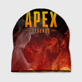 Шапка 3D с принтом APEX LEGENDS в городе Новоалтайск, 100% полиэстер | универсальный размер, печать по всей поверхности изделия | apex | apex legends | battle | battle royal | bloodhound | titanfall | wraith | апекс | апекс легендс | батл рояль | битва | война | каустик | королевская битва