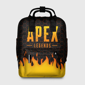 Женский рюкзак 3D с принтом APEX LEGENDS в городе Новоалтайск, 100% полиэстер | лямки с регулируемой длиной, сверху ручки, чтобы рюкзак нести как сумку. Основное отделение закрывается на молнию, как и внешний карман. Внутри два дополнительных кармана, один из которых закрывается на молнию. По бокам два дополнительных кармашка, куда поместится маленькая бутылочка
 | apex | apex legends | battle | battle royal | bloodhound | titanfall | wraith | апекс | апекс легендс | батл рояль | битва | война | каустик | королевская битва