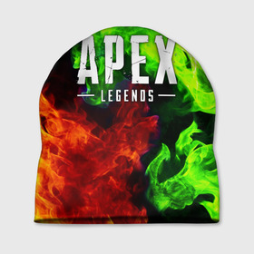 Шапка 3D с принтом APEX LEGENDS  в городе Новоалтайск, 100% полиэстер | универсальный размер, печать по всей поверхности изделия | apex | apex legends | battle | battle royal | bloodhound | titanfall | wraith | апекс | апекс легендс | батл рояль | битва | война | каустик | королевская битва