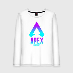 Женский лонгслив хлопок с принтом APEX LEGENDS в городе Новоалтайск, 100% хлопок |  | apex | apex legends | battle | battle royal | bloodhound | titanfall | wraith | апекс | апекс легендс | батл рояль | битва | война | каустик | королевская битва