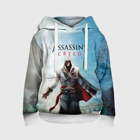 Детская толстовка 3D с принтом Assassins Creed в городе Новоалтайск, 100% полиэстер | двухслойный капюшон со шнурком для регулировки, мягкие манжеты на рукавах и по низу толстовки, спереди карман-кенгуру с мягким внутренним слоем | blood | game | асасин | ассасин | ассасин крид | ассассин | ассассин крид | дезмонд майлс | дитя ассассинов | игра | кровь | надпись | оружие