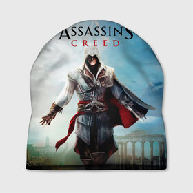 Шапка 3D с принтом Assassins Creed в городе Новоалтайск, 100% полиэстер | универсальный размер, печать по всей поверхности изделия | blood | game | асасин | ассасин | ассасин крид | ассассин | ассассин крид | дезмонд майлс | дитя ассассинов | игра | кровь | надпись | оружие