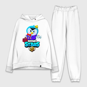 Женский костюм хлопок Oversize с принтом BRAWL STARS MR.P | БРАВЛ СТАРС МР.ПИ (Z) в городе Новоалтайск,  |  | bibi | brawl stars | crow | el brown | leon | leon shark | max | mr.p | sally leon | shark | stars | werewolf | акула | биби | ворон | леон | оборотень | пингвин