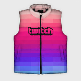 Мужской жилет утепленный 3D с принтом TWITCH в городе Новоалтайск,  |  | game | gamer | logo | trend | twitch | twitties | игры | логотип | мода | надписи | стрим | твитч | тренд