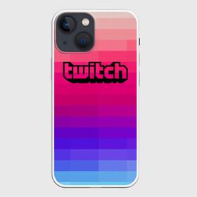 Чехол для iPhone 13 mini с принтом TWITCH в городе Новоалтайск,  |  | game | gamer | logo | trend | twitch | twitties | игры | логотип | мода | надписи | стрим | твитч | тренд