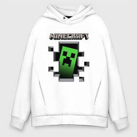 Мужское худи Oversize хлопок с принтом Minecraft в городе Новоалтайск, френч-терри — 70% хлопок, 30% полиэстер. Мягкий теплый начес внутри —100% хлопок | боковые карманы, эластичные манжеты и нижняя кромка, капюшон на магнитной кнопке | minecraft | roblox | выживание | игра | майн | майнкрафт | роблокс