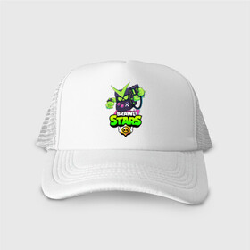Кепка тракер с сеткой с принтом BRAWL STARS VIRUS 8-BIT в городе Новоалтайск, трикотажное полотно; задняя часть — сетка | длинный козырек, универсальный размер, пластиковая застежка | 8 bit | 8 бит | bibi | brawl stars | crow | el brown | leon | leon shark | max | mr.p | sally leon | shark | stars | virus | werewolf | акула | биби | вирус | ворон | леон | оборотень | пингвин