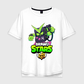 Мужская футболка хлопок Oversize с принтом BRAWL STARS VIRUS 8-BIT в городе Новоалтайск, 100% хлопок | свободный крой, круглый ворот, “спинка” длиннее передней части | 8 bit | 8 бит | bibi | brawl stars | crow | el brown | leon | leon shark | max | mr.p | sally leon | shark | stars | virus | werewolf | акула | биби | вирус | ворон | леон | оборотень | пингвин