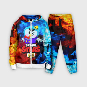 Детский костюм 3D с принтом BRAWL STARS MR.P в городе Новоалтайск,  |  | bibi | brawl stars | crow | el brown | leon | leon shark | max | mr.p | sally leon | shark | stars | werewolf | акула | биби | ворон | леон | оборотень | пингвин