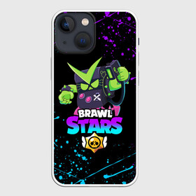 Чехол для iPhone 13 mini с принтом BRAWL STARS VIRUS 8 BIT | БРАВЛ СТАРС (Z) в городе Новоалтайск,  |  | 8 bit | 8 бит | bibi | brawl stars | crow | el brown | leon | leon shark | max | mr.p | sally leon | shark | stars | virus | werewolf | акула | биби | вирус | ворон | леон | оборотень | пингвин