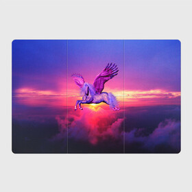 Магнитный плакат 3Х2 с принтом Dusk Sky Horse в городе Новоалтайск, Полимерный материал с магнитным слоем | 6 деталей размером 9*9 см | высота | закат | конь | крылья | легенды | летать | летающий | лошадь | мистический | мифология | мифы | небесный | небо | облака | облач | пегас | плед | подушка | полет | пурпурный | сумерки | сумка