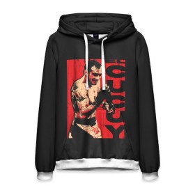 Мужская толстовка 3D с принтом Tony Ferguson в городе Новоалтайск, 100% полиэстер | двухслойный капюшон со шнурком для регулировки, мягкие манжеты на рукавах и по низу толстовки, спереди карман-кенгуру с мягким внутренним слоем. | cucuy | el cucuy | mma | sport | tony ferguson | ufc | бабайка | бугимен | конор | мма | орел | спорт | тони | тони фергюсон | хабиб | эль кукуй | юфс