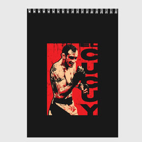 Скетчбук с принтом Tony Ferguson в городе Новоалтайск, 100% бумага
 | 48 листов, плотность листов — 100 г/м2, плотность картонной обложки — 250 г/м2. Листы скреплены сверху удобной пружинной спиралью | cucuy | el cucuy | mma | sport | tony ferguson | ufc | бабайка | бугимен | конор | мма | орел | спорт | тони | тони фергюсон | хабиб | эль кукуй | юфс