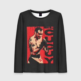 Женский лонгслив 3D с принтом Tony Ferguson в городе Новоалтайск, 100% полиэстер | длинные рукава, круглый вырез горловины, полуприлегающий силуэт | cucuy | el cucuy | mma | sport | tony ferguson | ufc | бабайка | бугимен | конор | мма | орел | спорт | тони | тони фергюсон | хабиб | эль кукуй | юфс