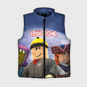 Женский жилет утепленный 3D с принтом ROBLOX в городе Новоалтайск,  |  | game | gamer | logo | minecraft | roblox | simulator | игра | конструктор | лого | майнкрафт | симулятор | строительство | фигура