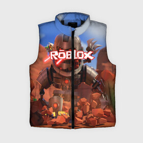 Женский жилет утепленный 3D с принтом ROBLOX в городе Новоалтайск,  |  | game | gamer | logo | minecraft | roblox | simulator | игра | конструктор | лого | майнкрафт | симулятор | строительство | фигура