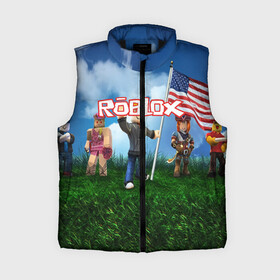 Женский жилет утепленный 3D с принтом ROBLOX в городе Новоалтайск,  |  | game | gamer | logo | minecraft | roblox | simulator | игра | конструктор | лого | майнкрафт | симулятор | строительство | фигура