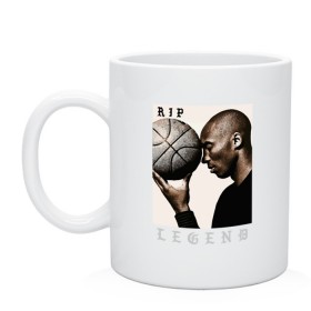 Кружка с принтом Kobe - RIP Legend в городе Новоалтайск, керамика | объем — 330 мл, диаметр — 80 мм. Принт наносится на бока кружки, можно сделать два разных изображения | basketball | black | bryant | game | james | kobe | kobebryant | lakers | lebron | los angeles | mamba | nba | rip | slam dunk | баскетбол | баскетболист | брайант | браянт | джеймс | игрок | коби | леброн | лейкерс | лос анджеле