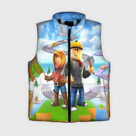 Женский жилет утепленный 3D с принтом ROBLOX в городе Новоалтайск,  |  | game | gamer | logo | minecraft | roblox | simulator | игра | конструктор | лого | майнкрафт | симулятор | строительство | фигура