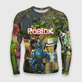 Мужской рашгард 3D с принтом ROBLOX | РОБЛОКС (Z) в городе Новоалтайск,  |  | game | gamer | logo | minecraft | roblox | simulator | игра | конструктор | лого | майнкрафт | симулятор | строительство | фигура