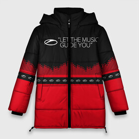 Женская зимняя куртка 3D с принтом ASOT Let The Music Guide You в городе Новоалтайск, верх — 100% полиэстер; подкладка — 100% полиэстер; утеплитель — 100% полиэстер | длина ниже бедра, силуэт Оверсайз. Есть воротник-стойка, отстегивающийся капюшон и ветрозащитная планка. 

Боковые карманы с листочкой на кнопках и внутренний карман на молнии | a state of trance | a state of trance 950 | armin | armin van buuren | asot | asot 950 | let the music guide you | van buuren | армин | армин ван бюрен | ван бюрен