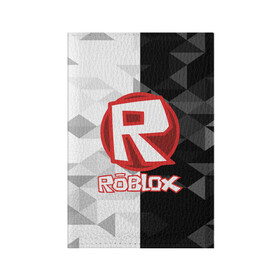 Обложка для паспорта матовая кожа с принтом ROBLOX в городе Новоалтайск, натуральная матовая кожа | размер 19,3 х 13,7 см; прозрачные пластиковые крепления | game | gamer | logo | minecraft | roblox | simulator | игра | конструктор | лого | майнкрафт | симулятор | строительство | фигура