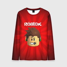 Мужской лонгслив 3D с принтом ROBLOX в городе Новоалтайск, 100% полиэстер | длинные рукава, круглый вырез горловины, полуприлегающий силуэт | game | gamer | logo | minecraft | roblox | simulator | игра | конструктор | лого | майнкрафт | симулятор | строительство | фигура