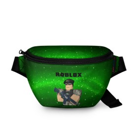 Поясная сумка 3D с принтом Roblox в городе Новоалтайск, 100% полиэстер | плотная ткань, ремень с регулируемой длиной, внутри несколько карманов для мелочей, основное отделение и карман с обратной стороны сумки застегиваются на молнию | game | roblox | блок | игра | игрушка | лего | майнкрафт | персонажи | персонажи из кубиков | роблокс | робот